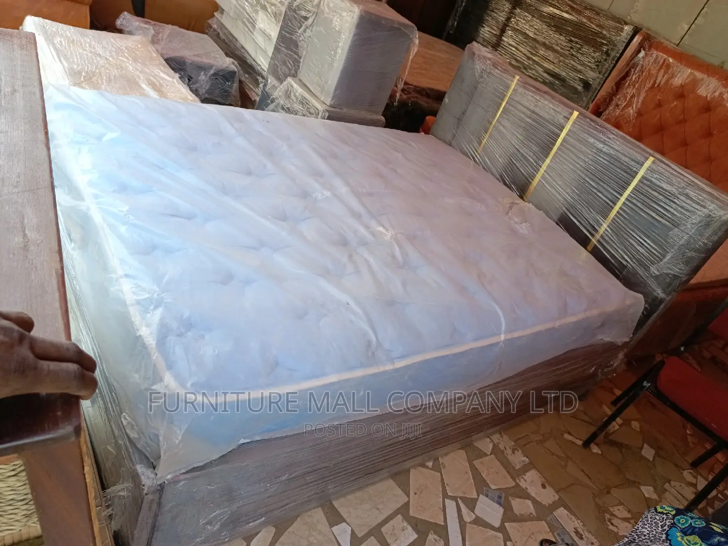 New 60x80 Queen Bed Plus Mattress Free Delivery