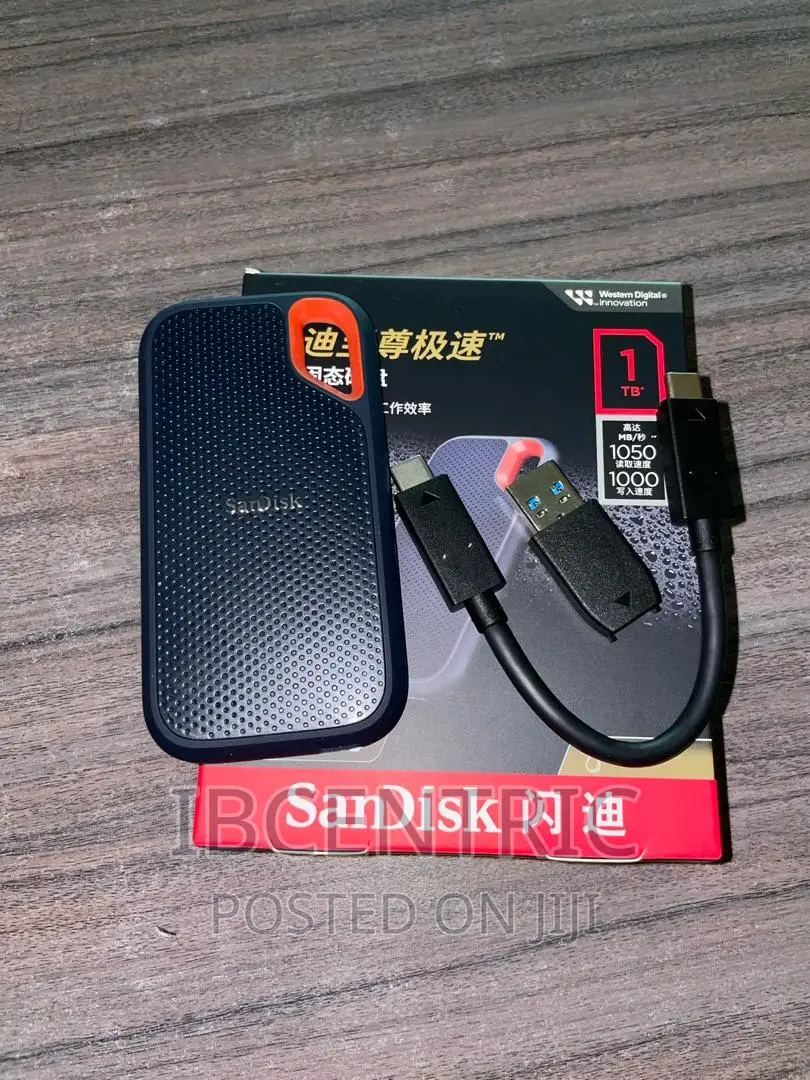 Sandisk 1TB Extreme Pro Portable SSD,1050mb/S Speed
