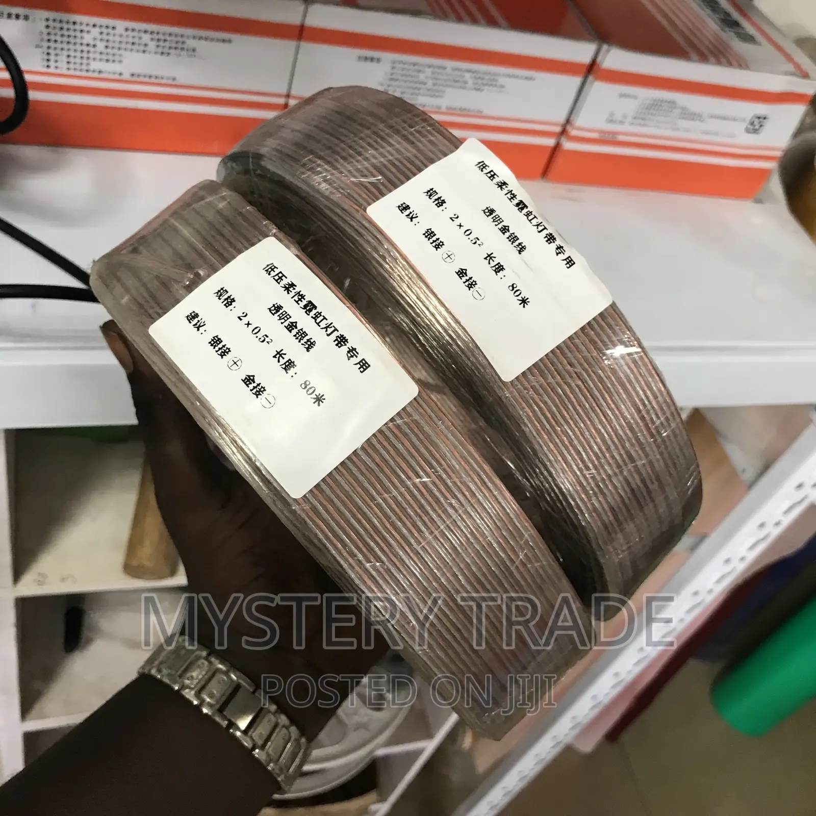 Transparent Cable for 3d Signage Connection