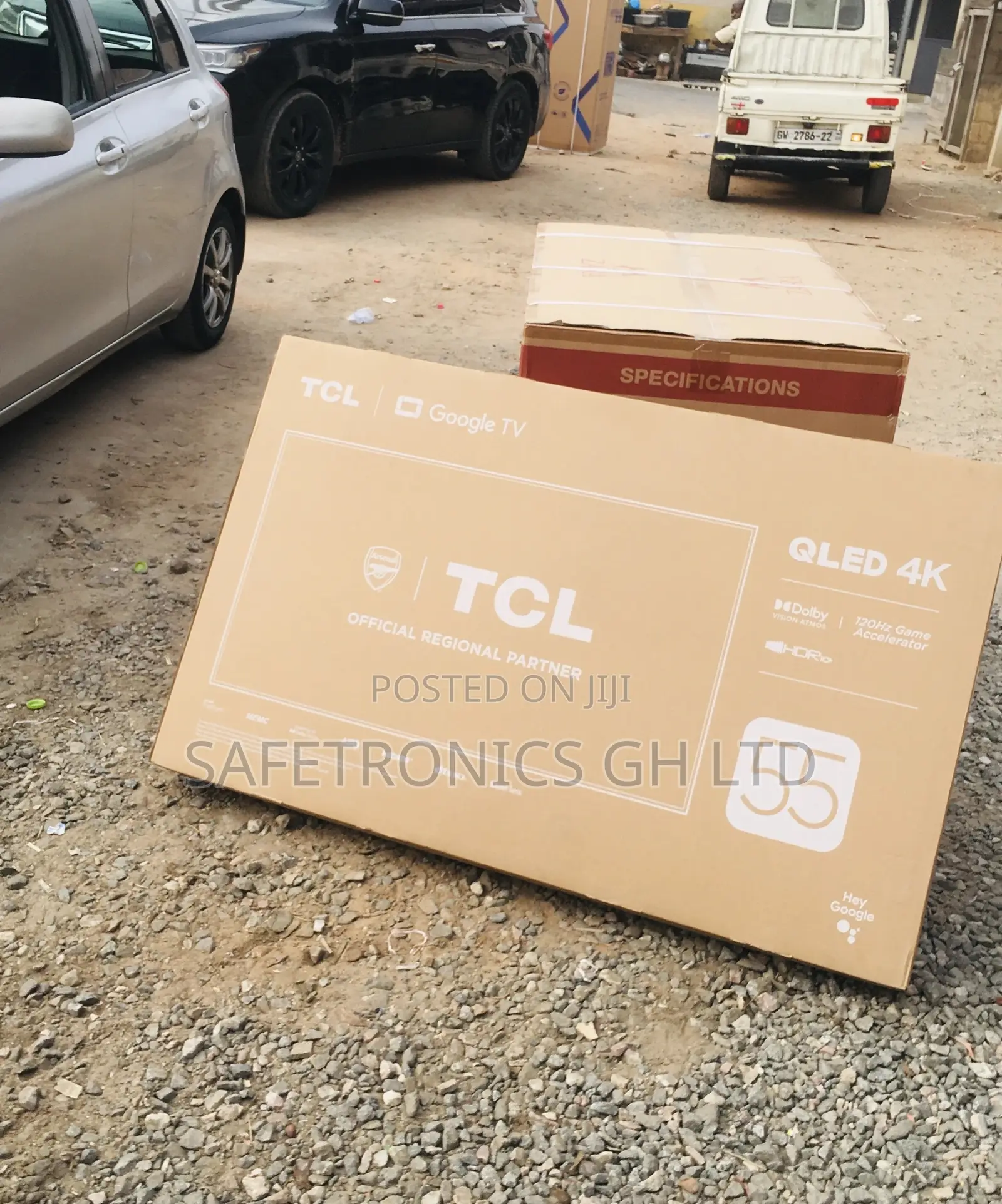 TCL 55 Inches Glossy Qled Smart Black Electric 635 Tv