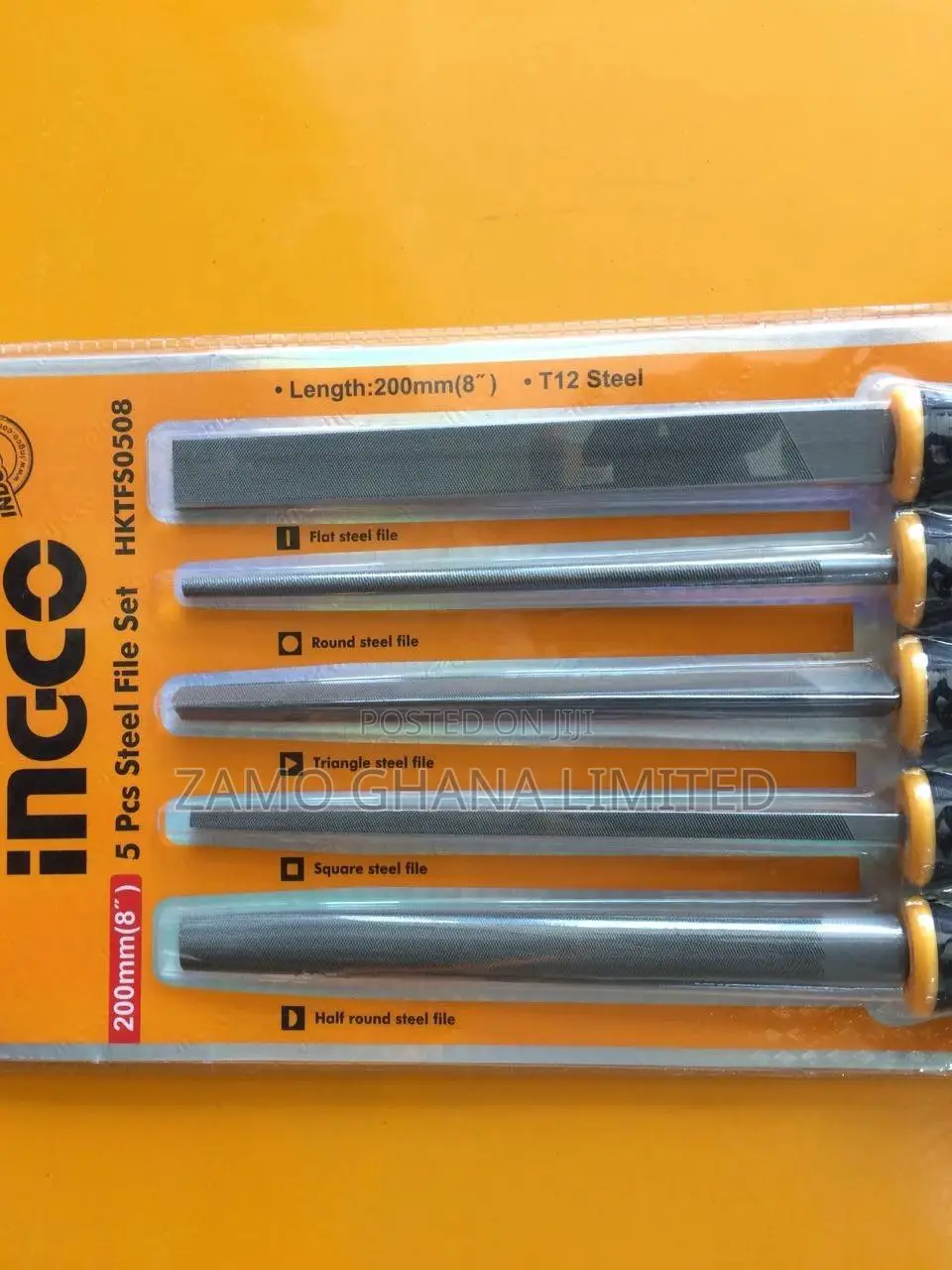 5 PCS Steel File Set - Hktfs0508