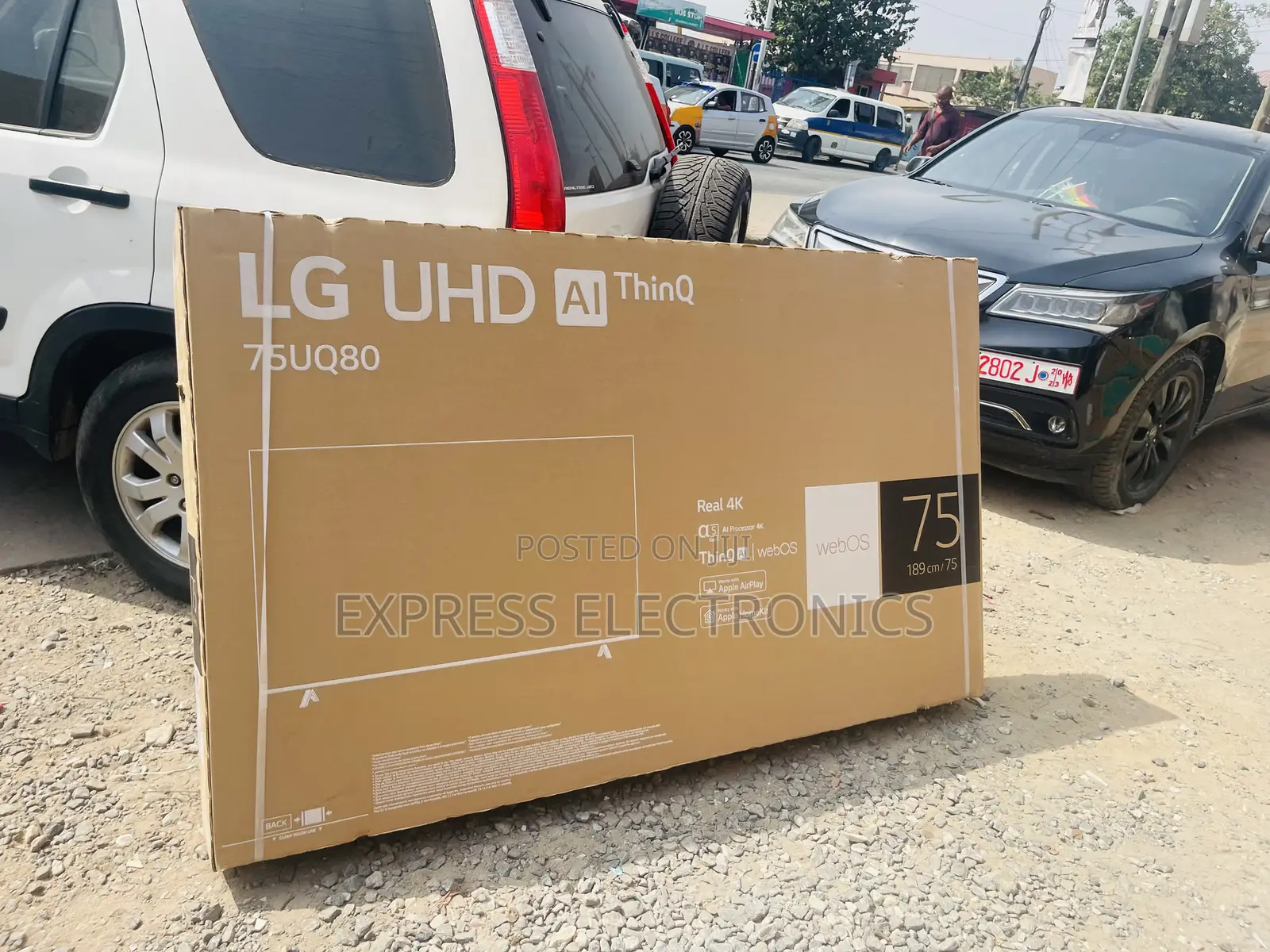 Fabulous Sleek Slim UHD Smart Glossy Lg 75”UQ80