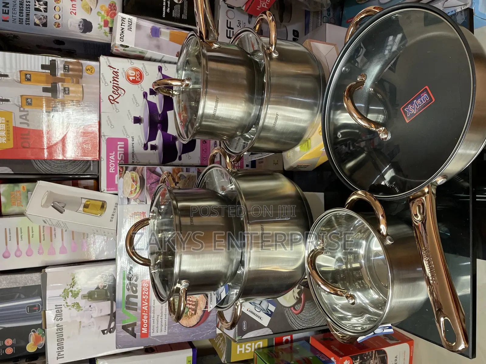 Stainless Steel Cookware 12pcs
