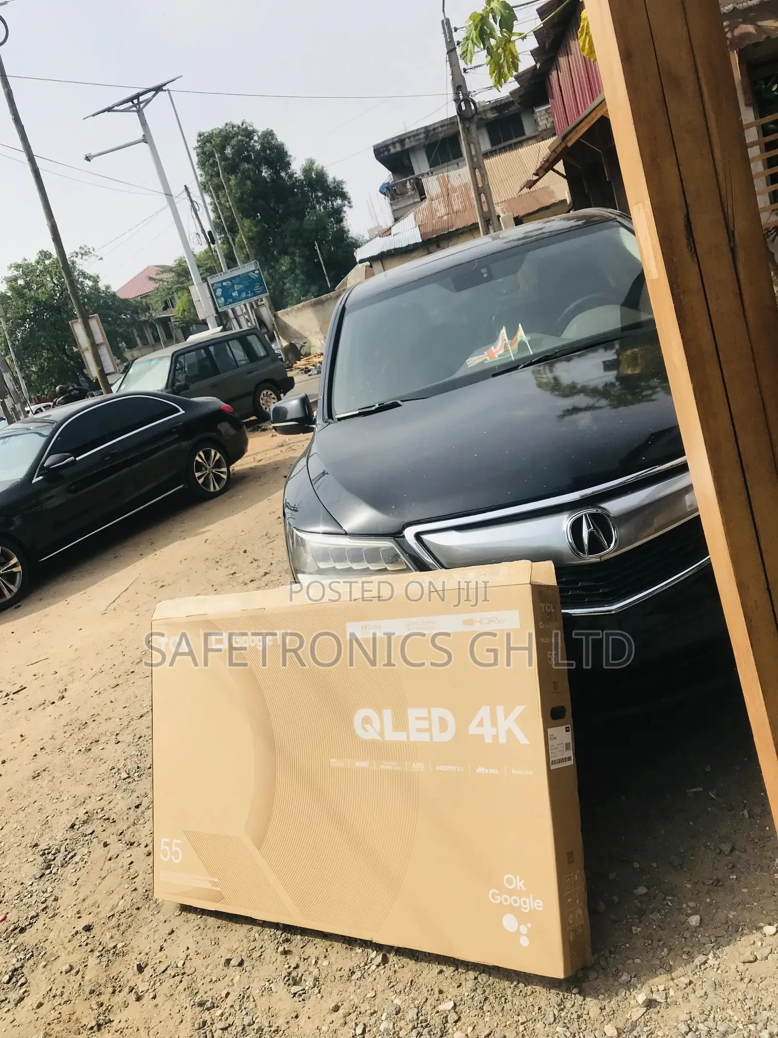 TCL 55 Inches Glossy Qled C635 Black Electric Smart Tv