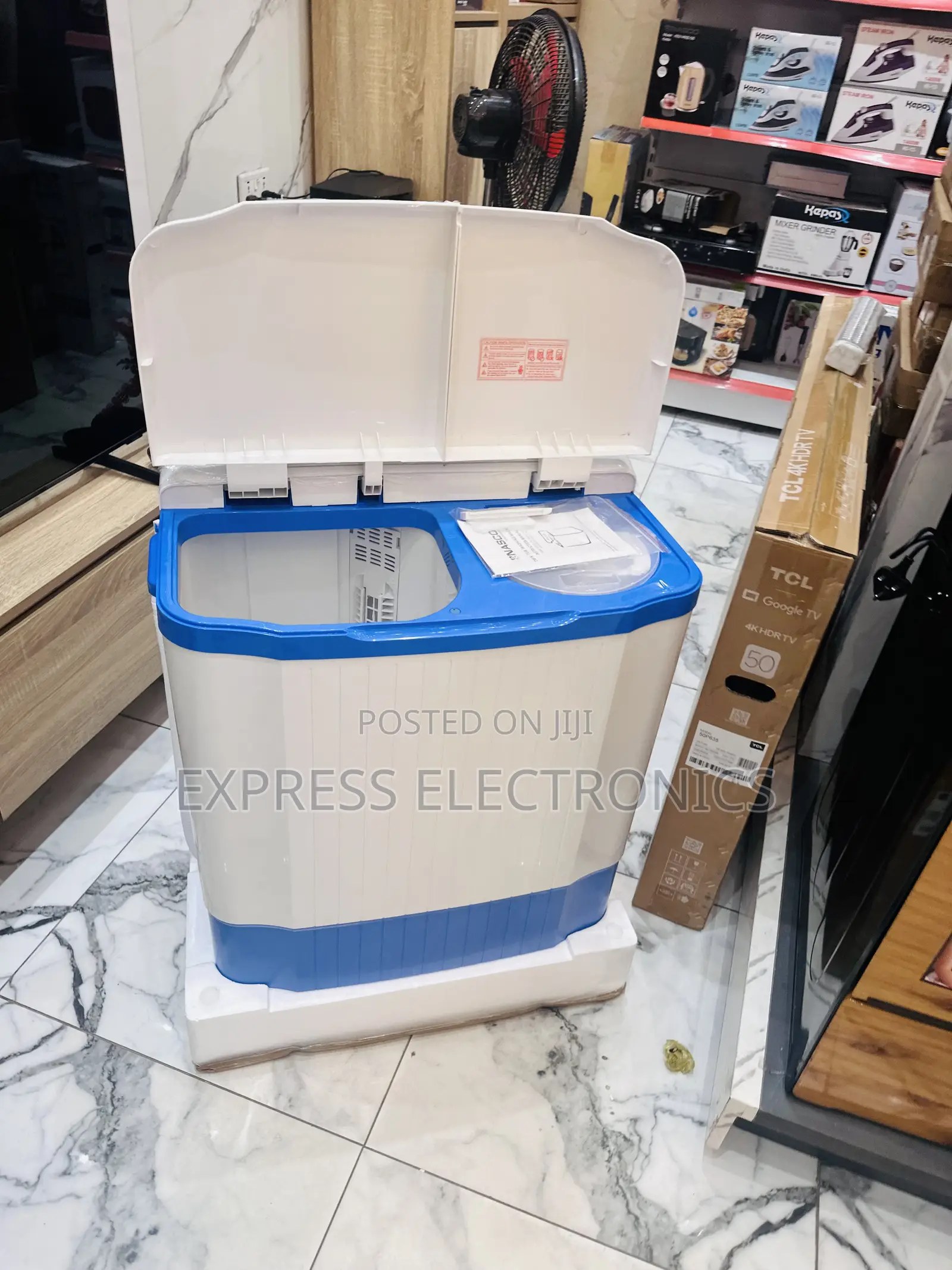 Nasco Topload Anti Rust Free Washing Machine 7kg Twintub