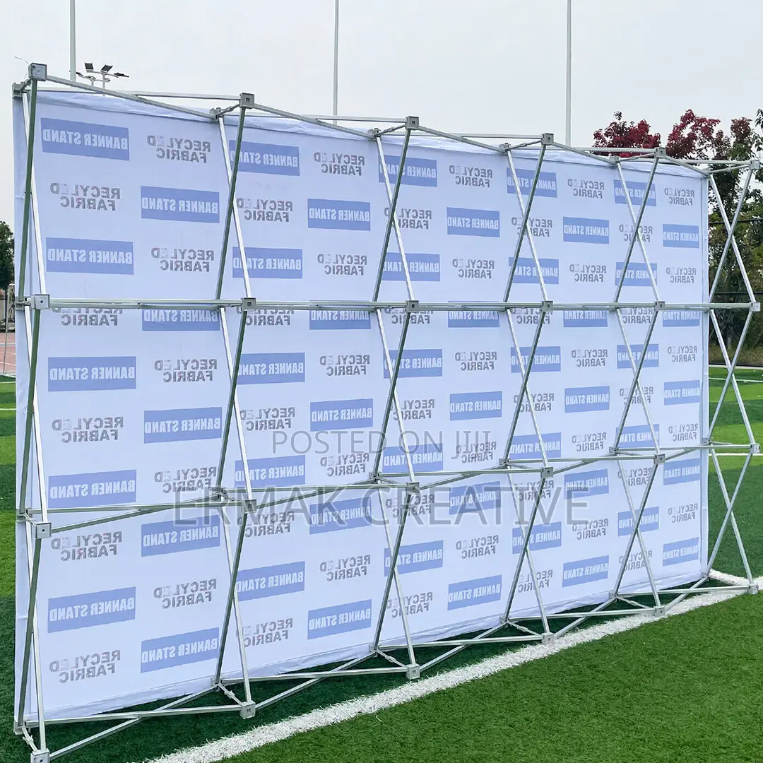 Portable Backdrop With Print ( Collapsible)