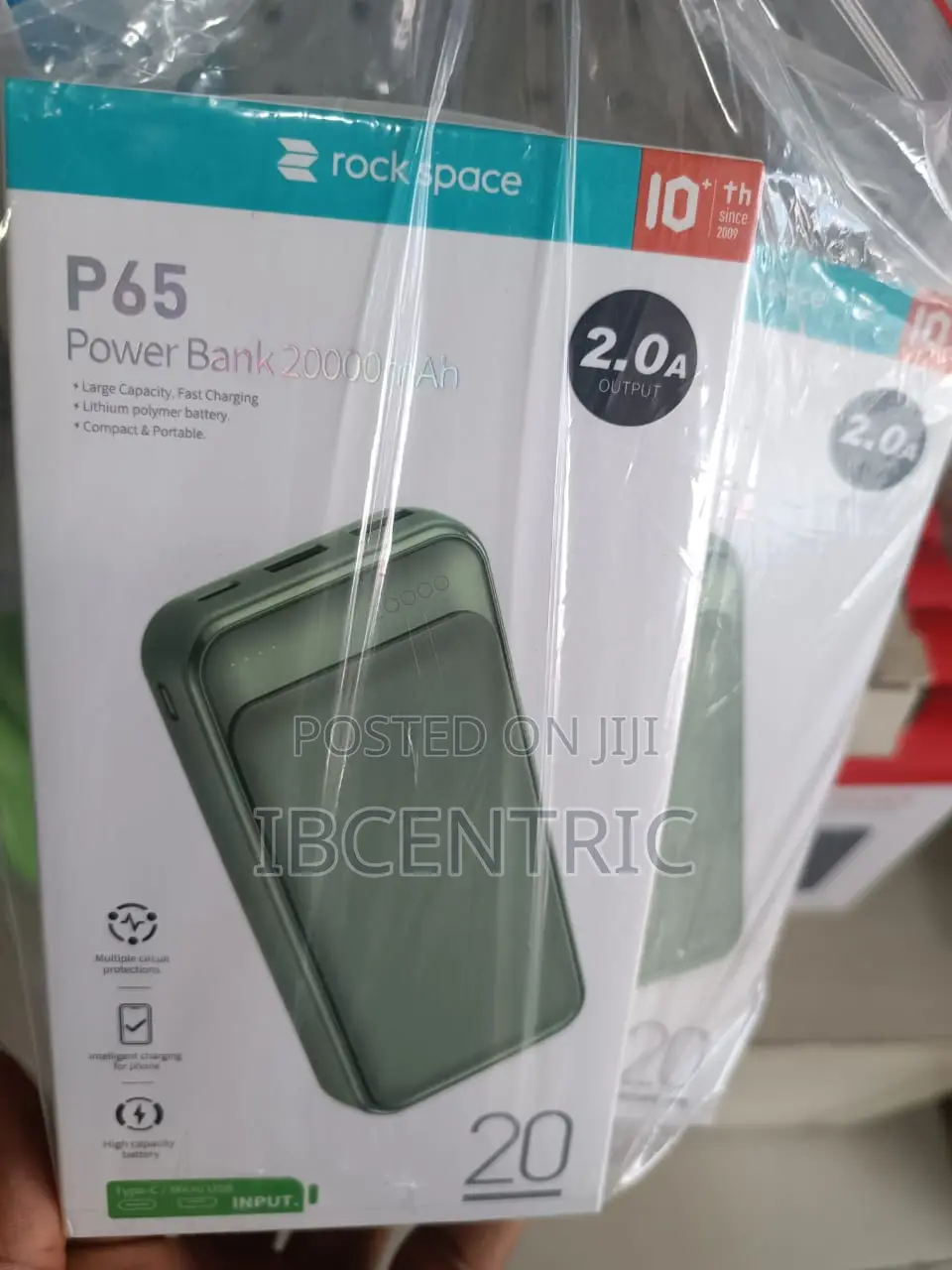 Rockspace 20000mah P65 Power Bank