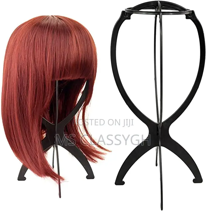 Portable Durable Plastic Folding Wig Holder
