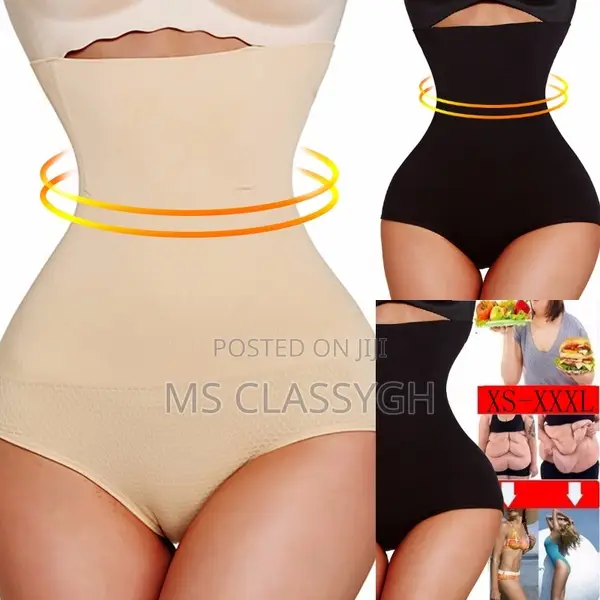 High Waist Belly Panties Women Shaping Panties Breathable B