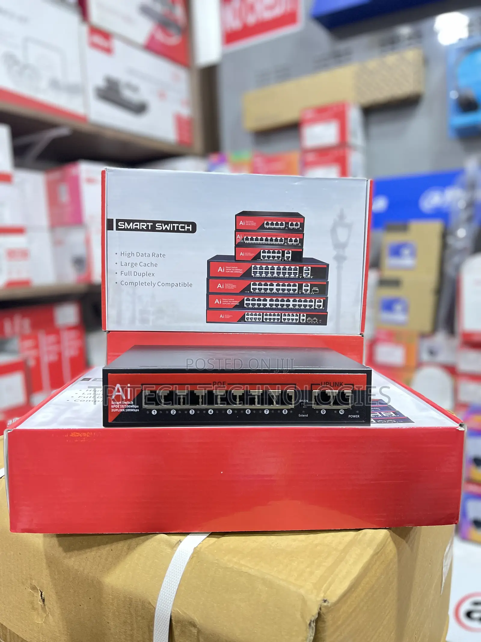 Ai 8port Smart Poe Switch + 2uplink