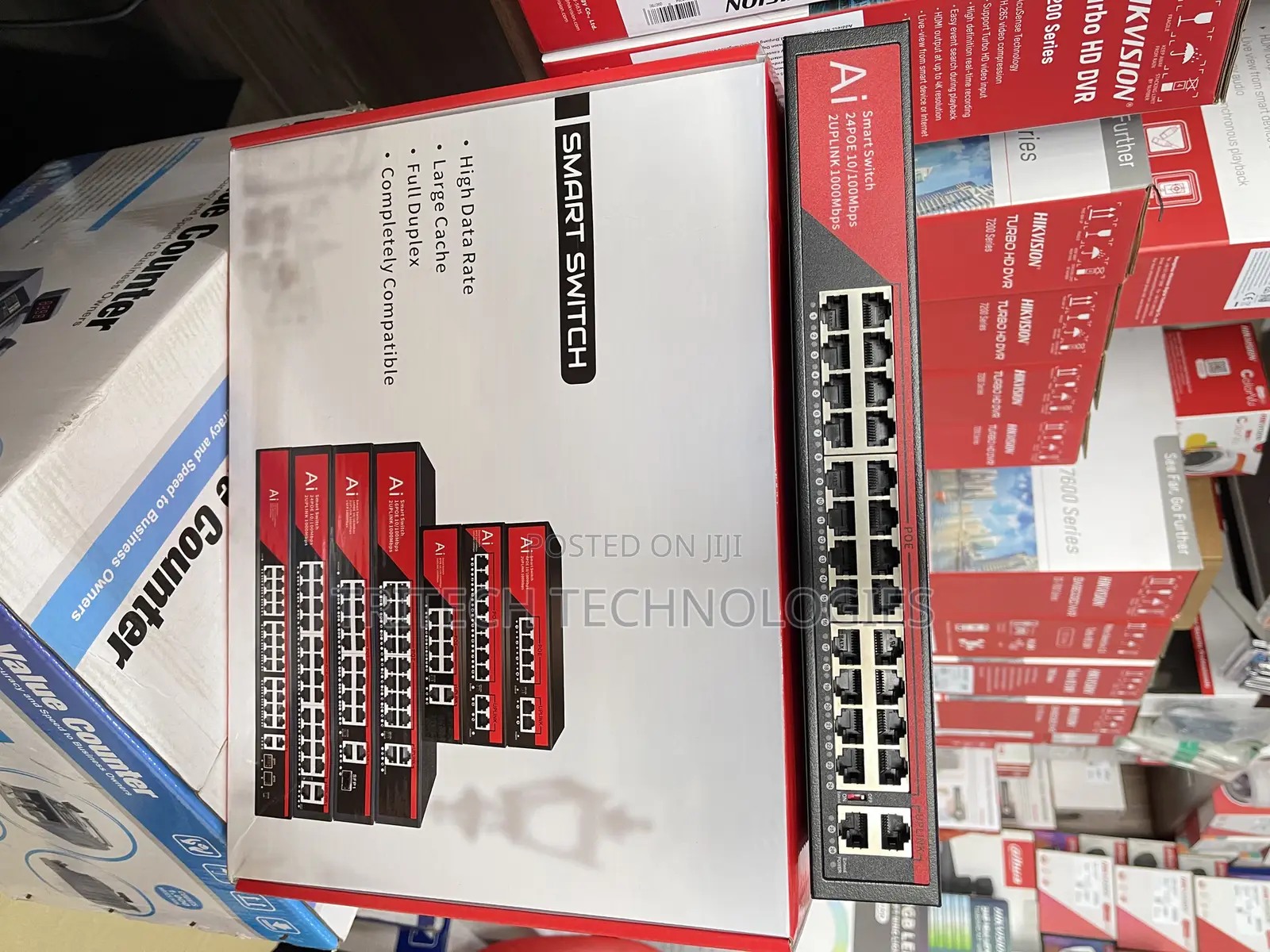 Ai 24port Smart Poe Switch +2uplink Gigabit and +1 SFP