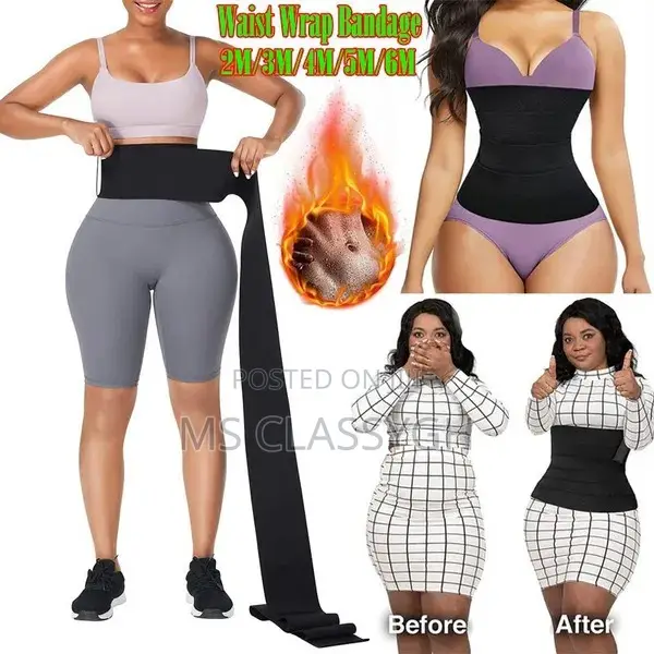 Wrap Waist Trainer Bandage Waist Support Belt 3-6cm