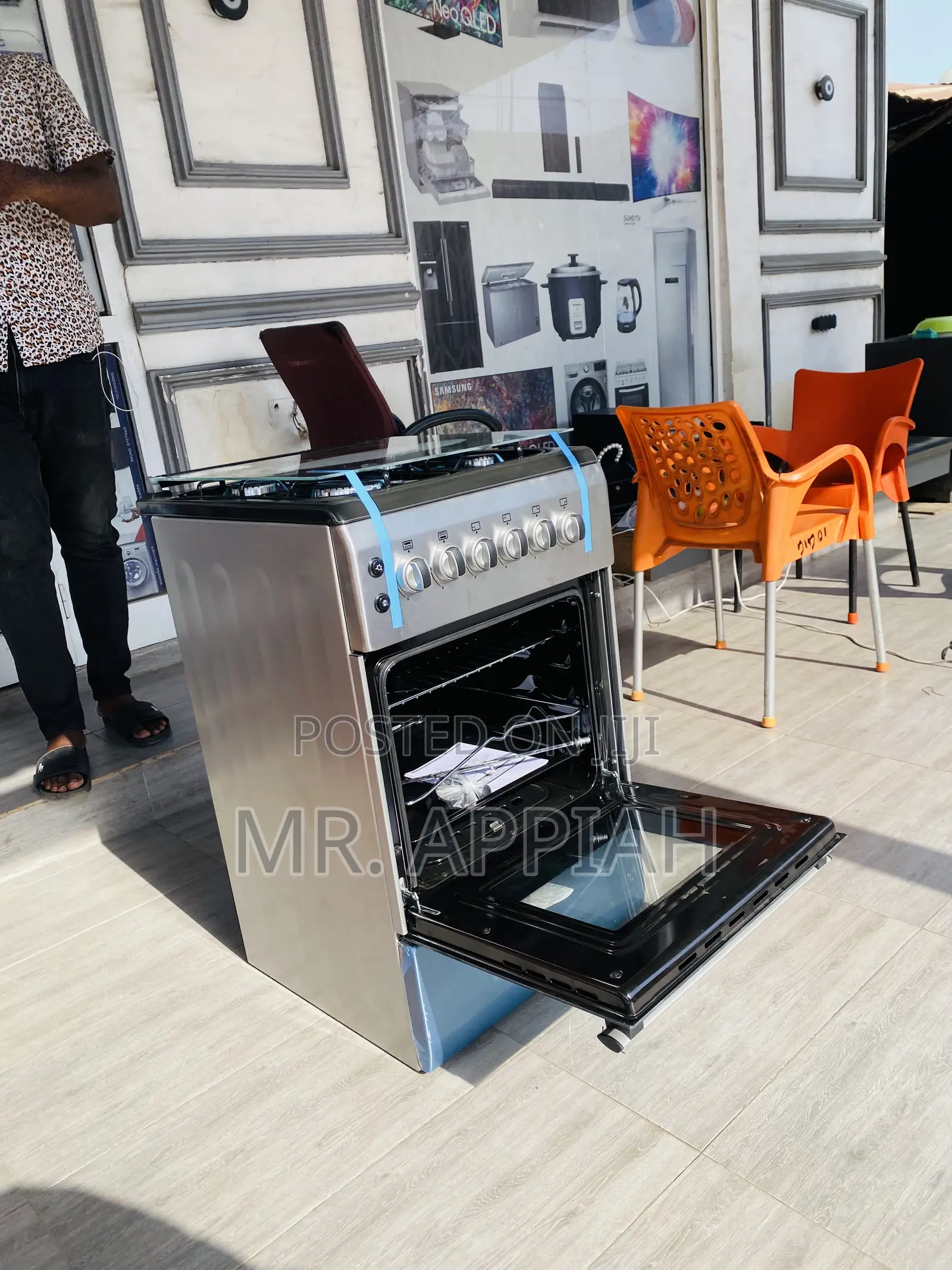 Anti-Rust Ferre 50x60 4 Gas Burner With Oven and Grill.