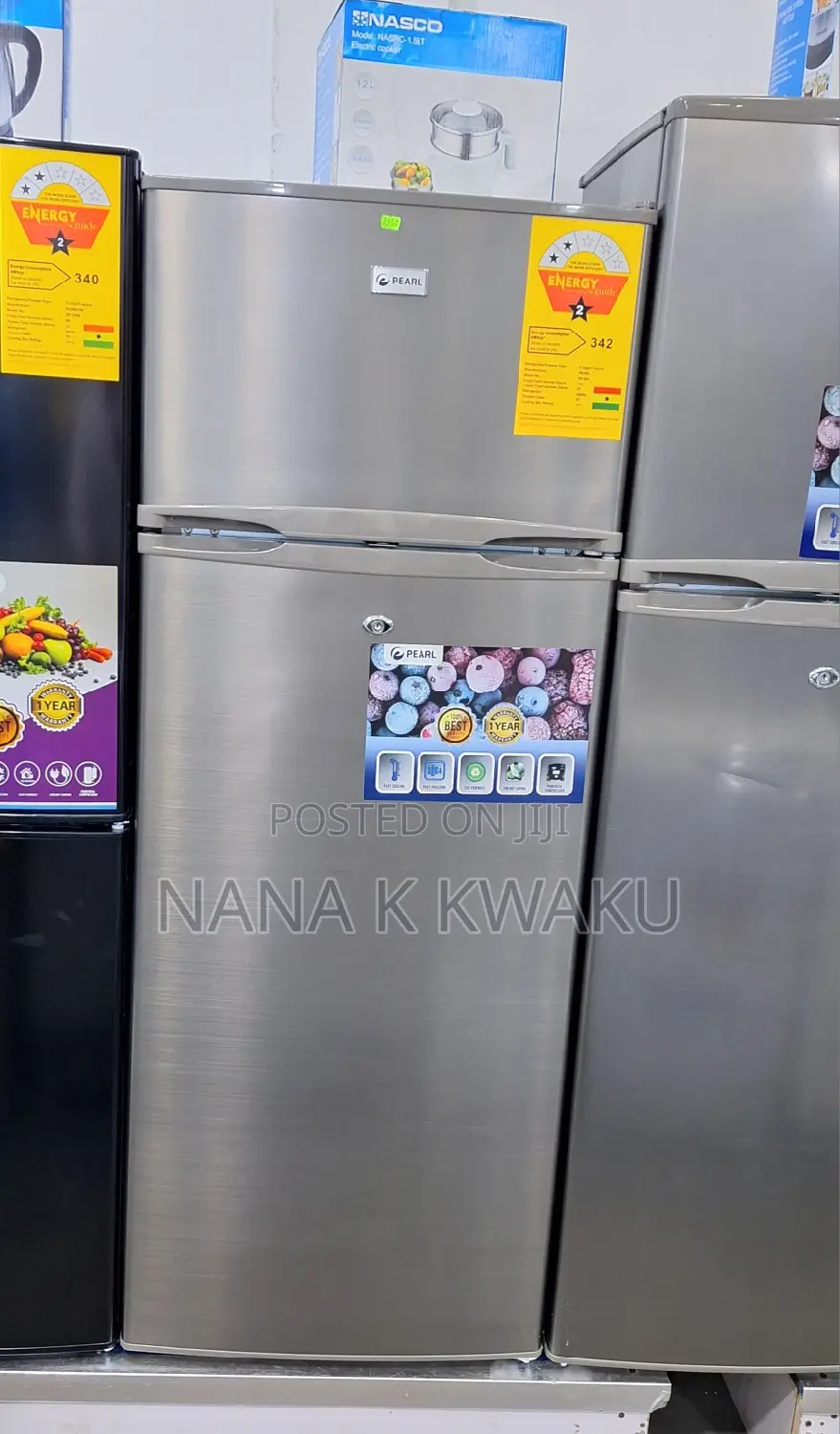 205litres Top Freezer Pearl Fridge Available
