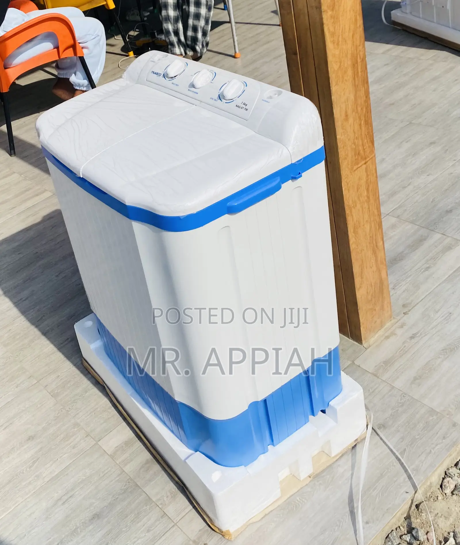 Original Nasco 7kg Washing Machine With Stainless Steel Tub