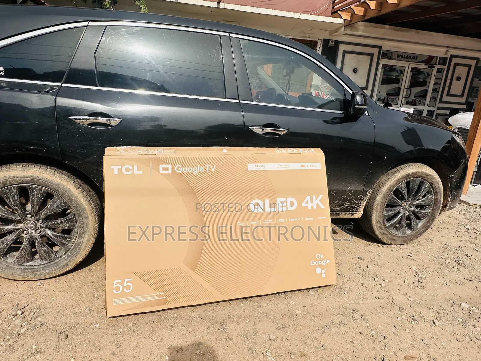 Glossy Sleek Slim UHD Smart QLED TCL 55c645.