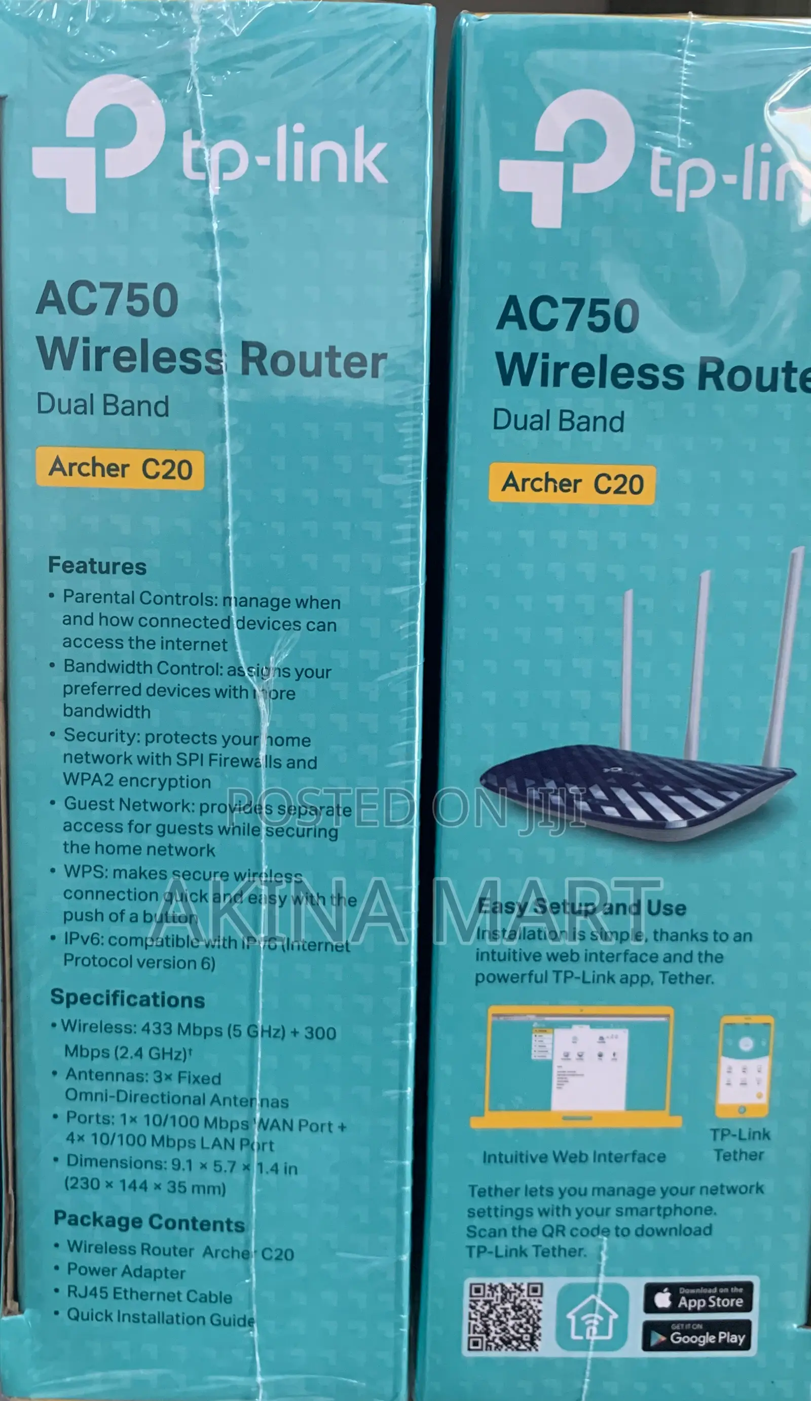 Tp Link Ac750 Archer C20 Wireless Router