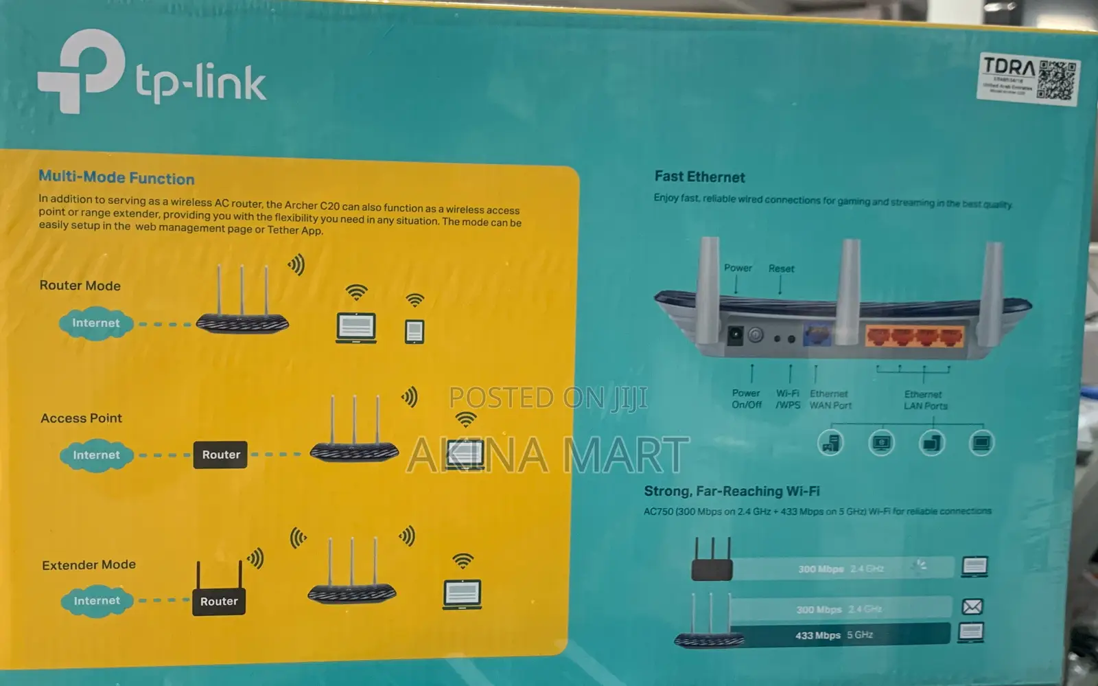 Tp Link Ac750 Archer C20 Wireless Router