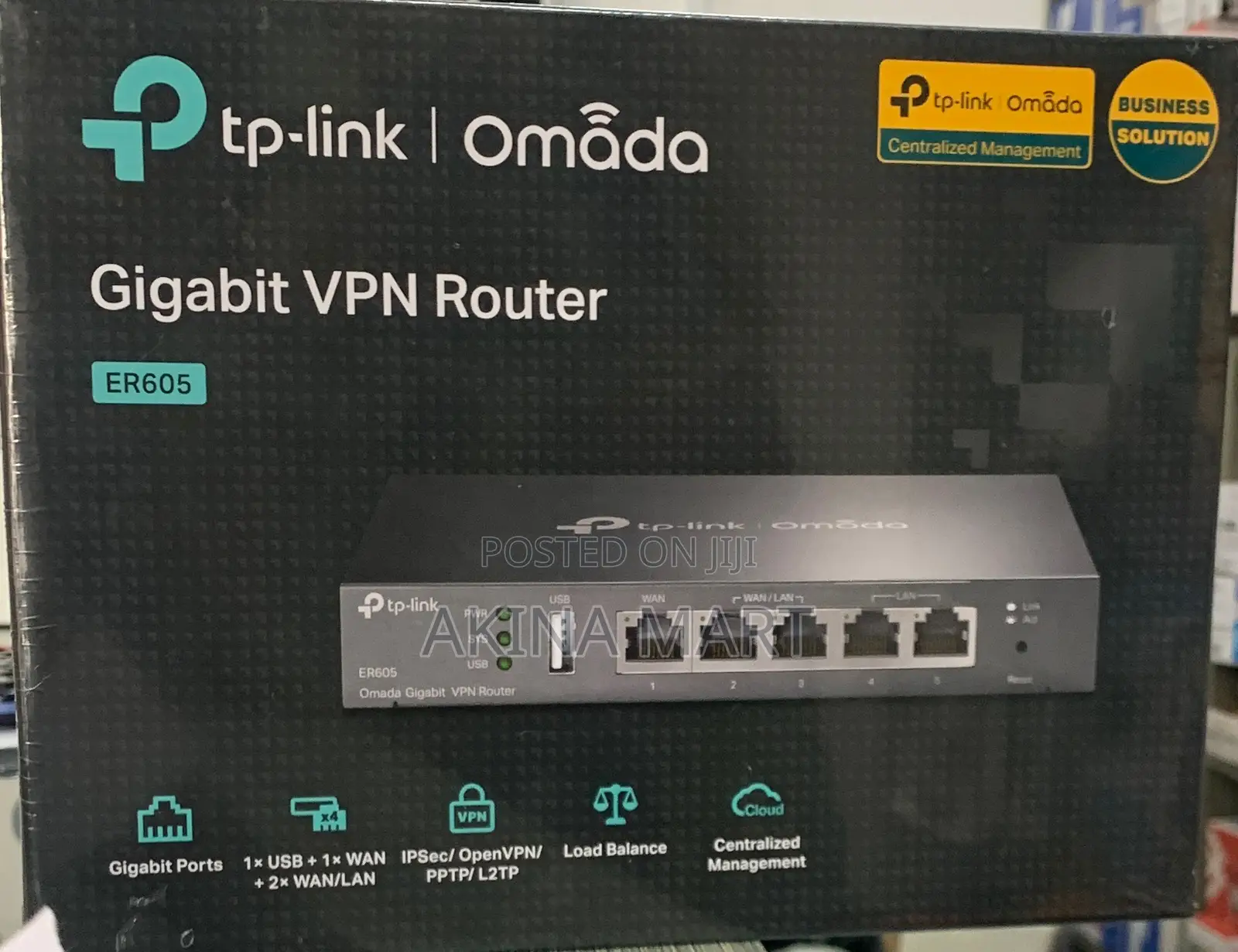 Tp-Link Omada Gigabit VPN Router Load Balance Er605