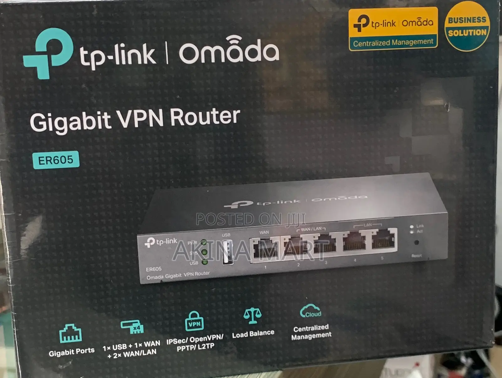 Tp-Link Omada Gigabit VPN Router Load Balance Er605