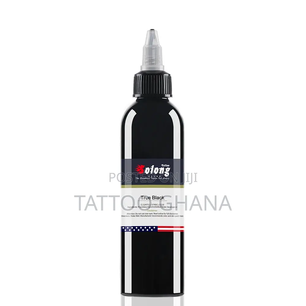 Solong True Black Tattoo Ink 120ml