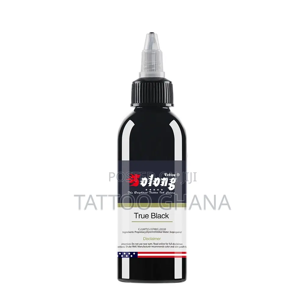 Solong True Black Tattoo Ink 120ml