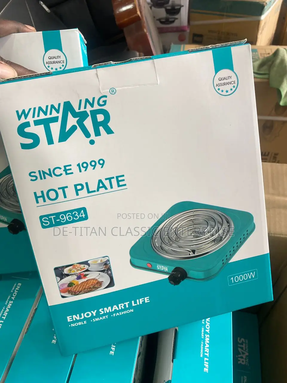 Affordable High Quality Coiled Single Burner Hotplate