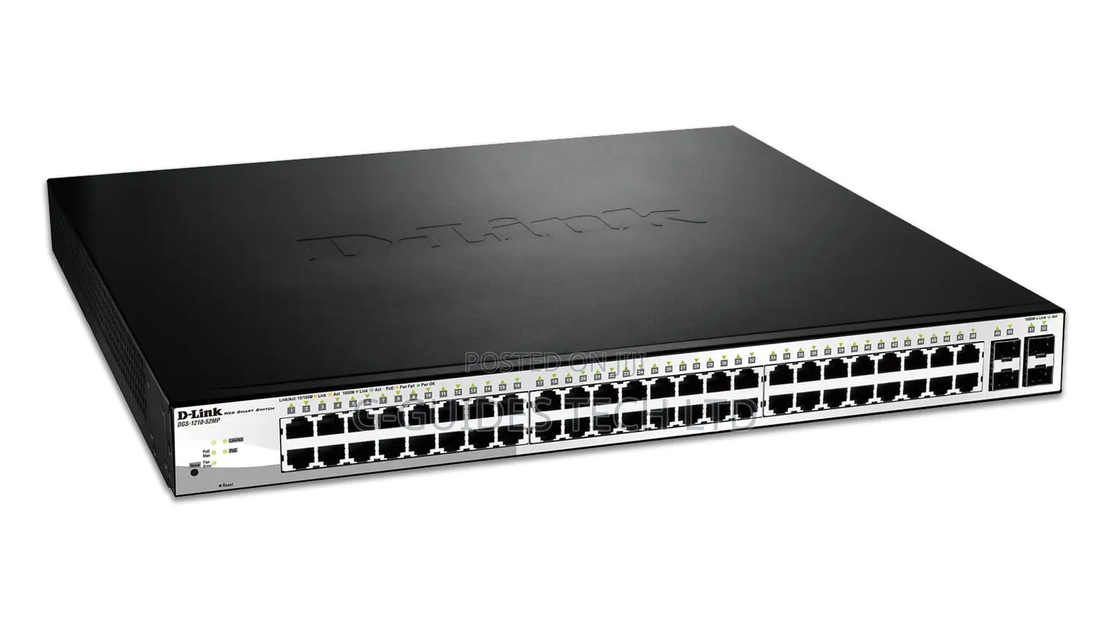 D-Link 48-Port Poe Gigabit Smart Managed Switch DGS-1210-52mp