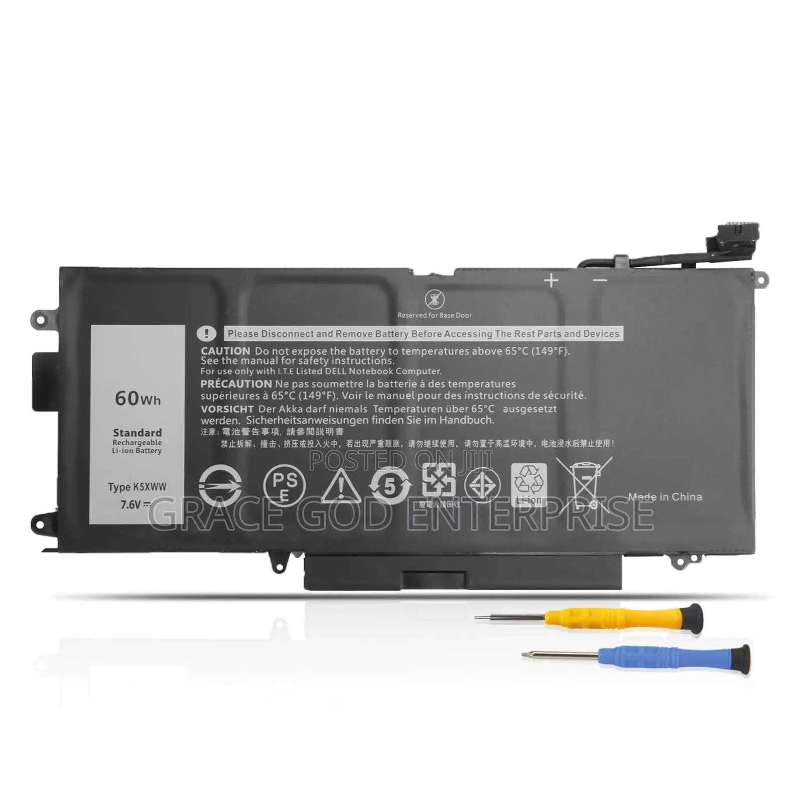 Original Dell Battery K5XWW for 2in1 Series