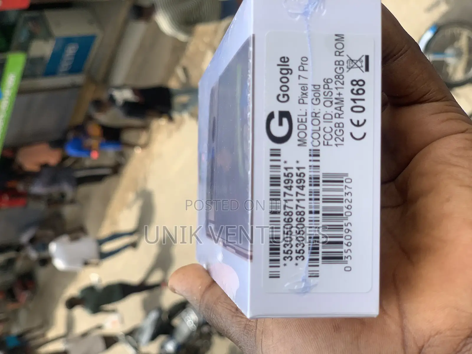 New Google Pixel 7 Pro 128 GB Gold