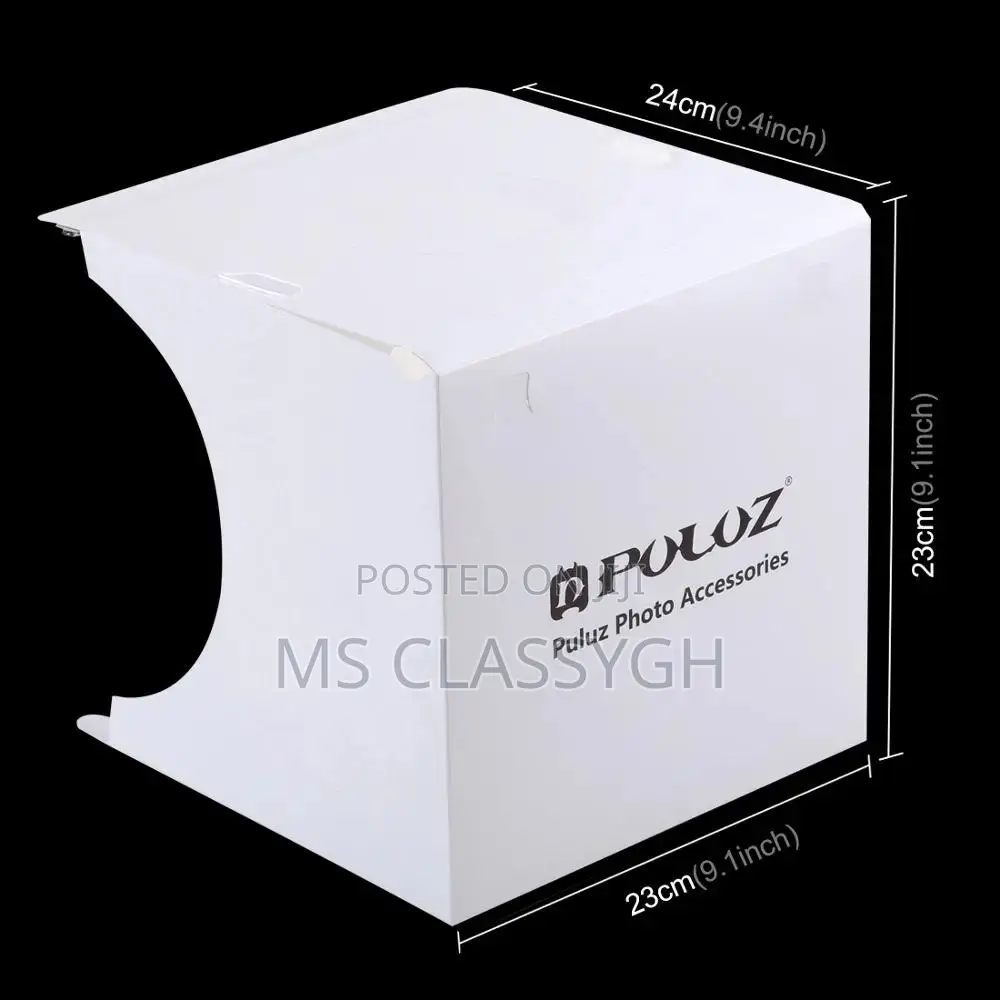 PULUZ Light Box 20cm Photo Studio Light Box Tent With 6 Colo