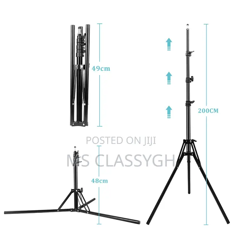 22inch Dimmable Led Ring Light With 2M Tripod + Bag