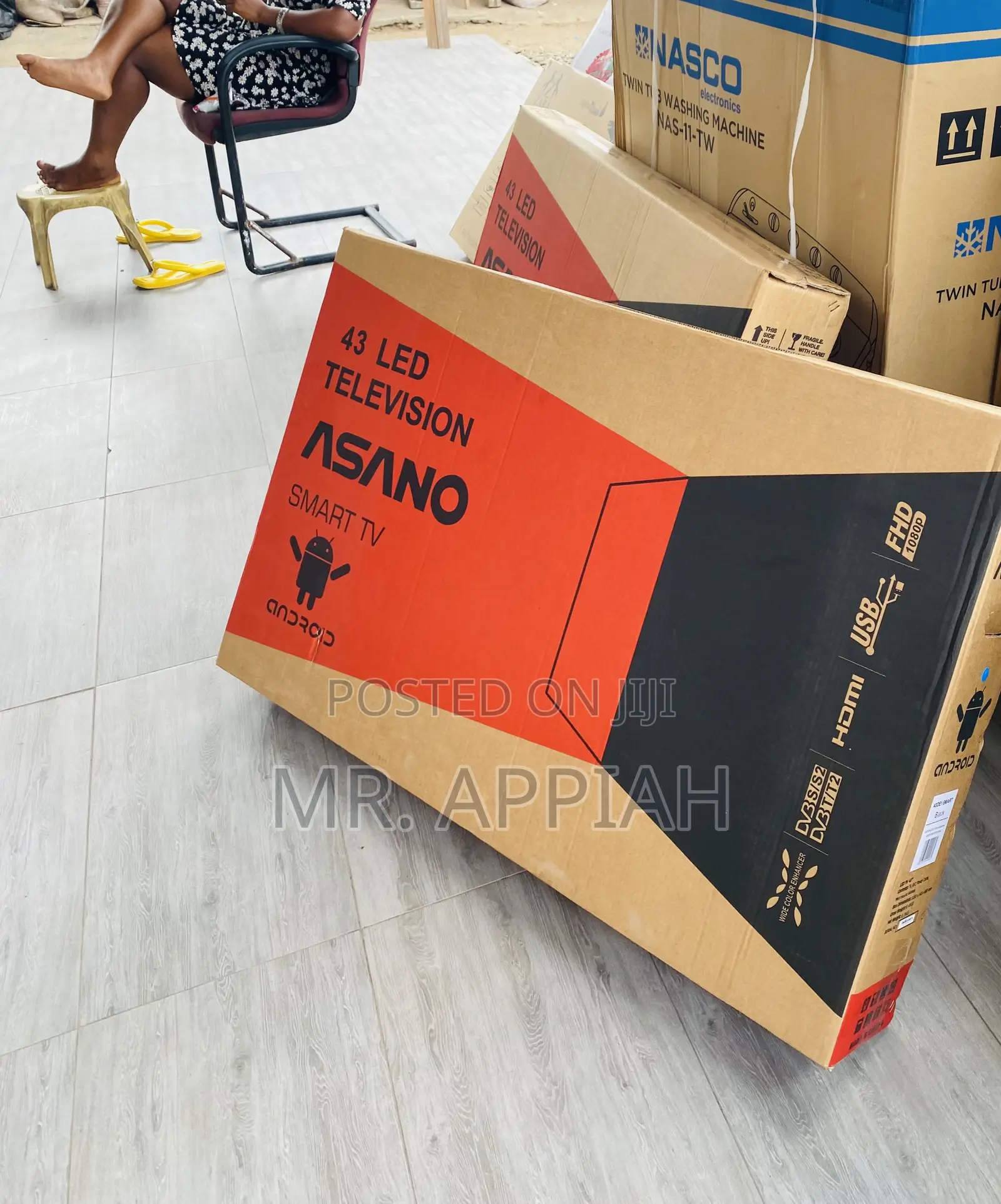 Affordable Asano 43inch Digital Satellite Smart Electric Tv