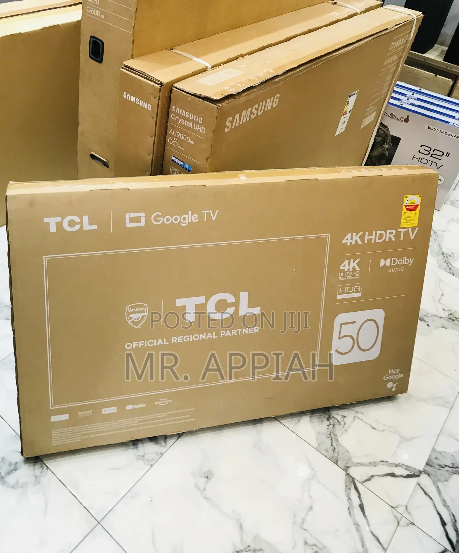 Purchase Classic TCL 50” 50P635(Black) HDR Smart Tv.