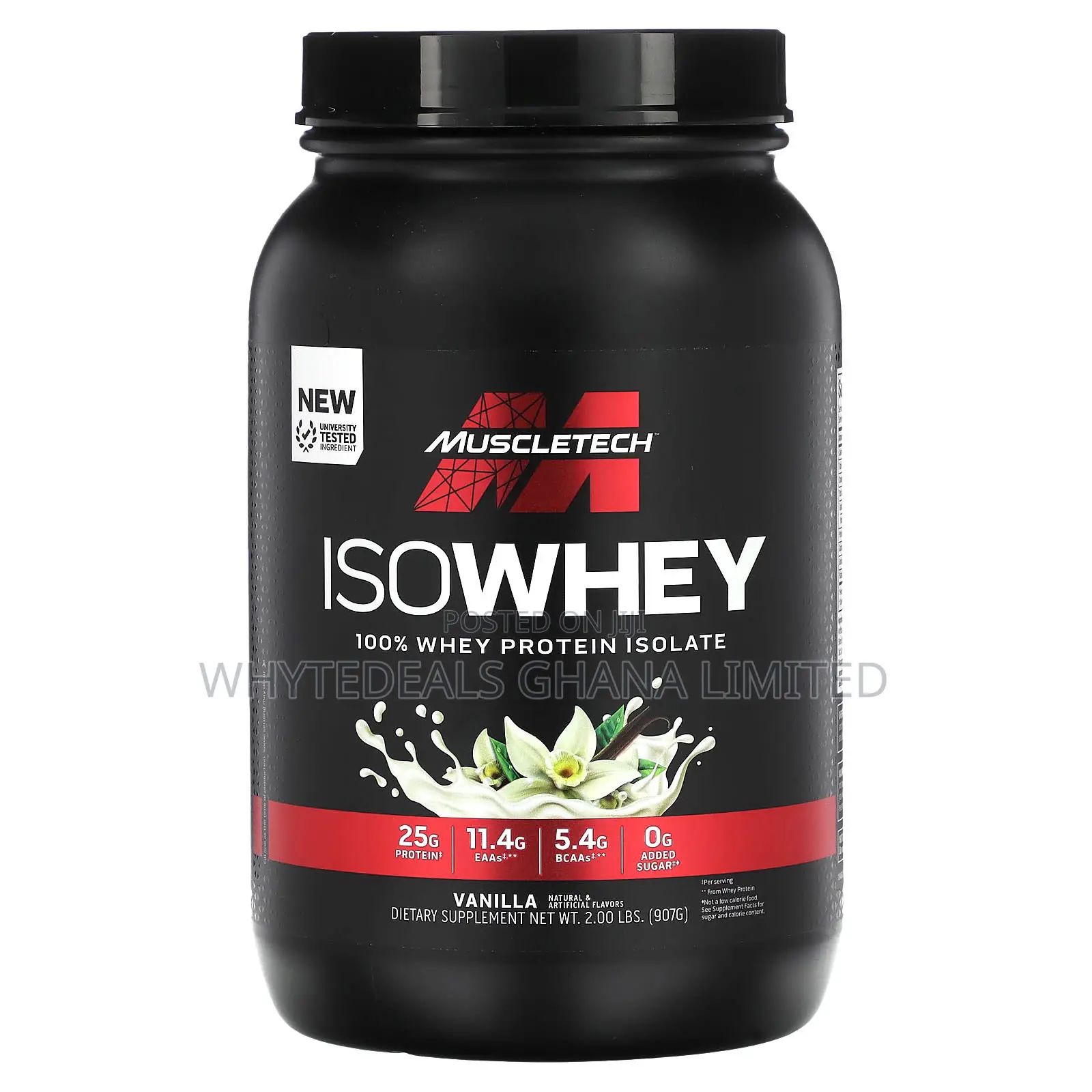 Muscletech Isowhey 100% Whey Protein Isolate-Lactose Free