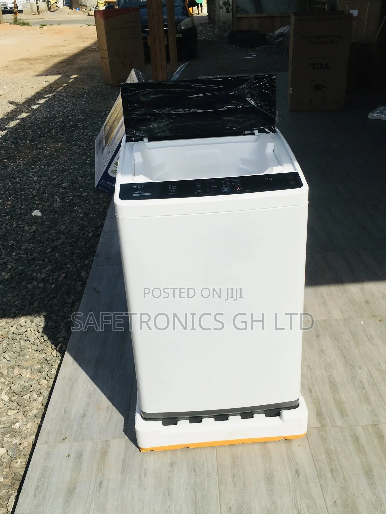7kg Washingmachine Electric Semiutomatic Topload TCL Gray
