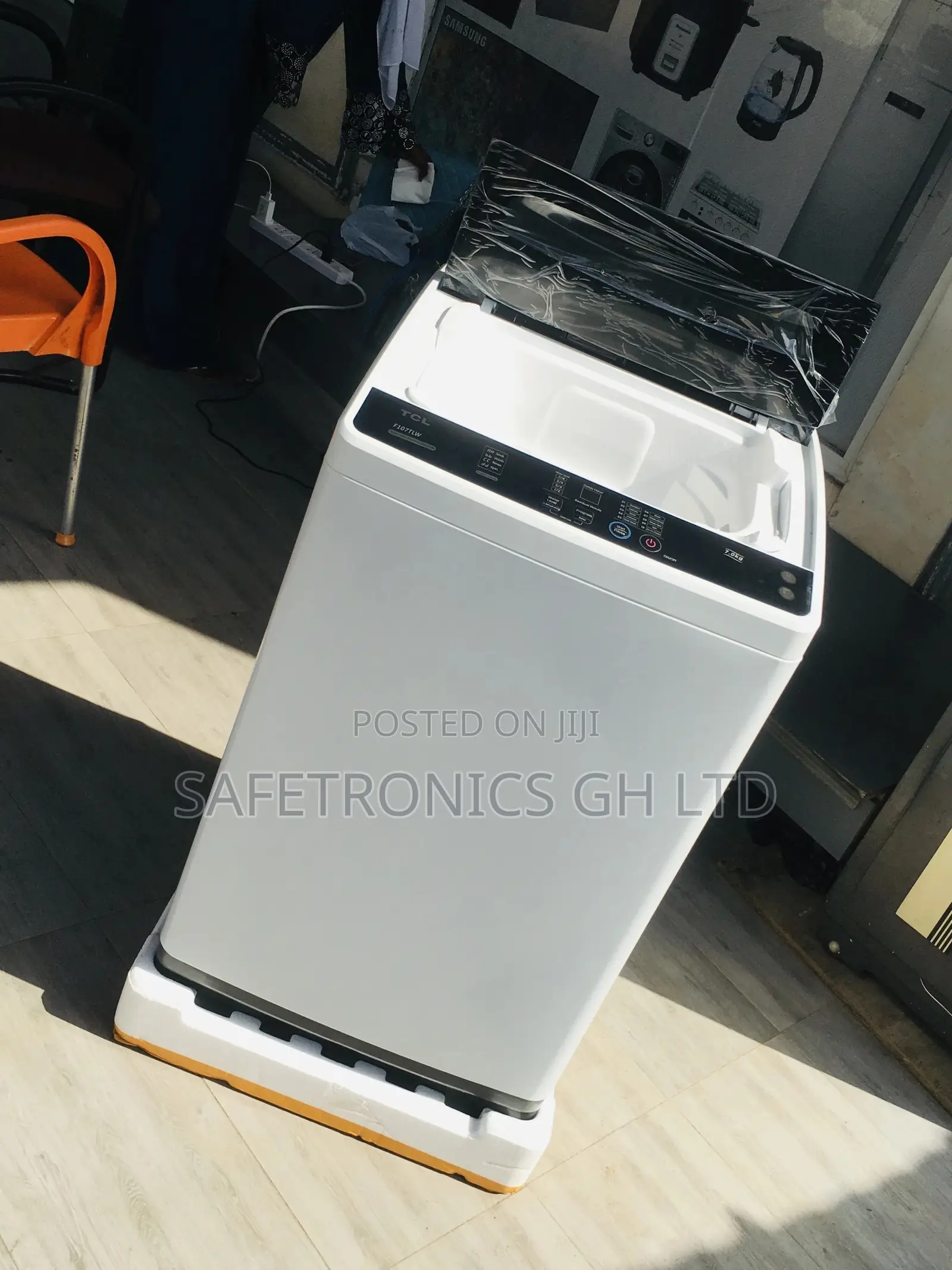 Topload TCL Gray Reliable Semiutomatic 7kg Washingmachine