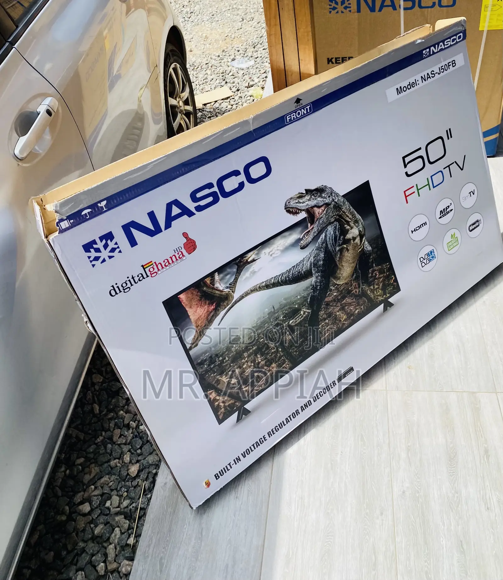 Shop Authentic Nasco 50” Full HD Satellite Tv,Black.