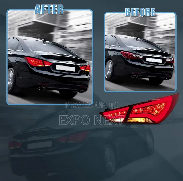 Hyundai Sonata Tail Lights Led Pair 2012-2015