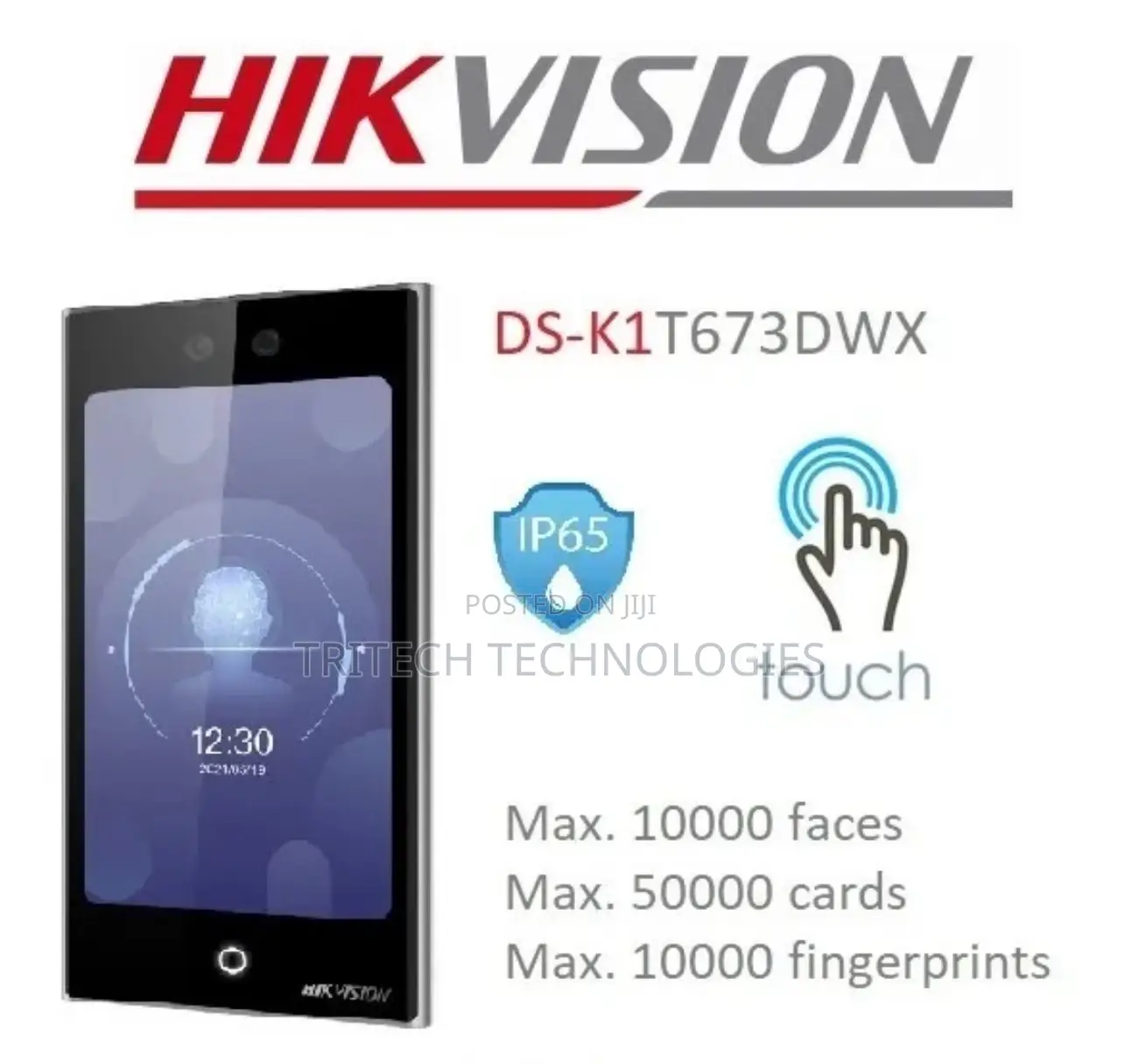 Hikvision Face Recognition Access Control Terminal Ds-