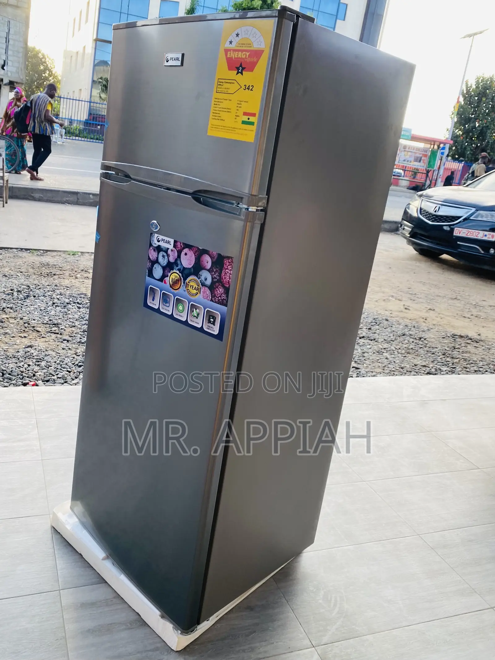 Super Coolling Pearl PF-250 2 Door Electric Fridge,205ltr