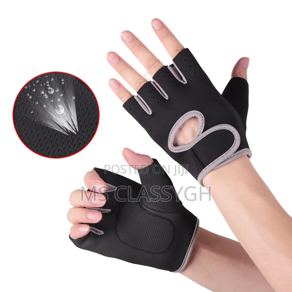 Unisex Sports Half Finger Gloves Fitness Cycling Gloves Rock