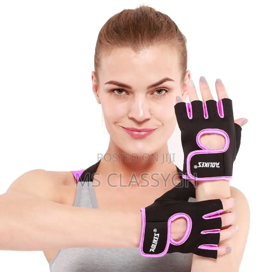Unisex Sports Half Finger Gloves Fitness Cycling Gloves Rock