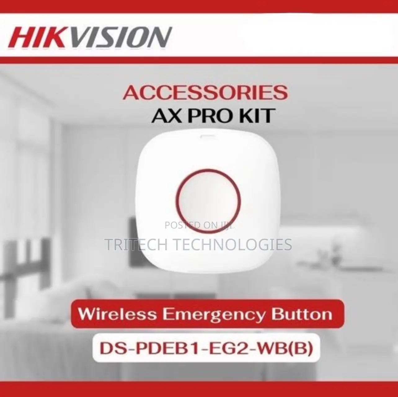 Hikvision Ds-Pdeb1-Eg2-We(B) Wireless Emergency Button