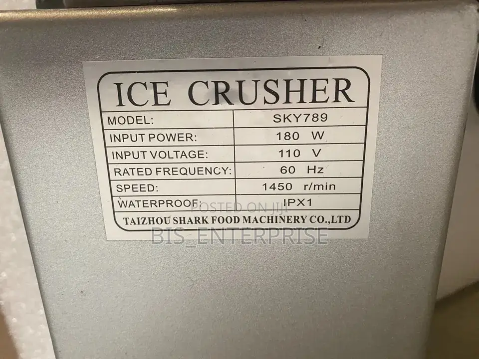 Ice Crusher Shaver