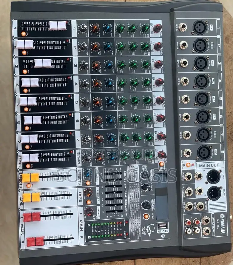 Yamaha Mx800 8channel Analog Mixer With Usb and Bluetooth