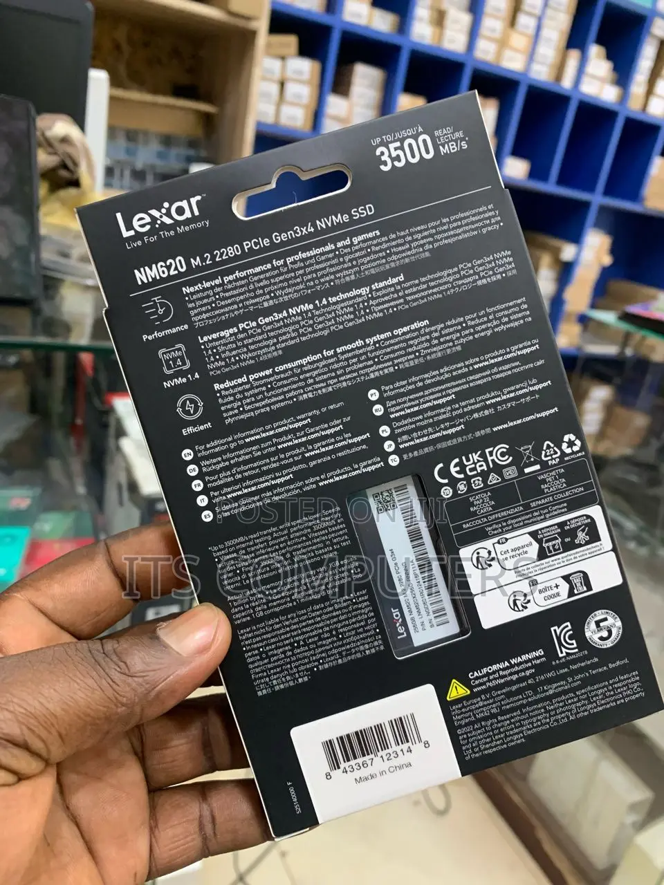 256gb M.2 Nvme SSD (Lexar)