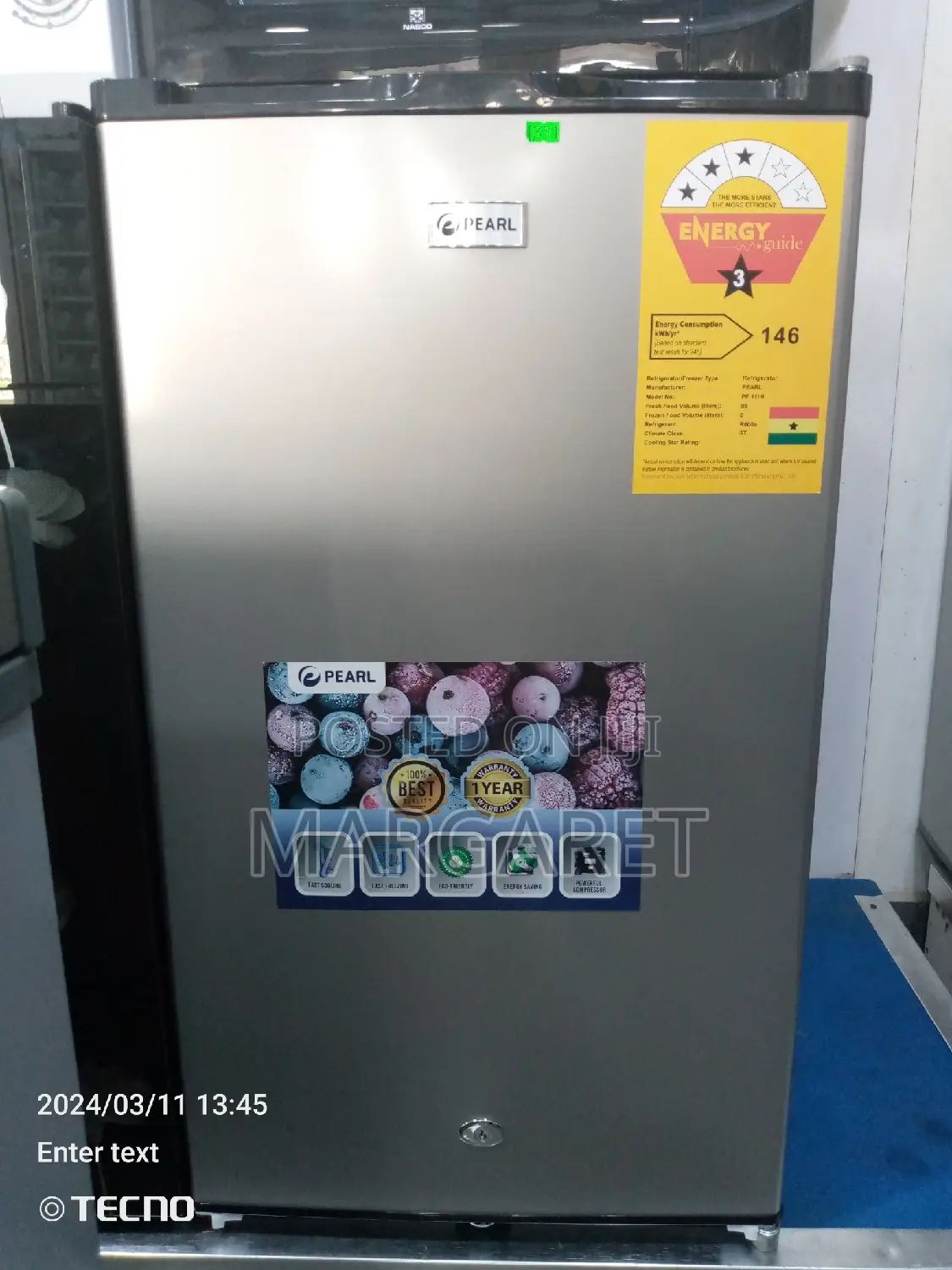 Pearl Table Top Fridge
