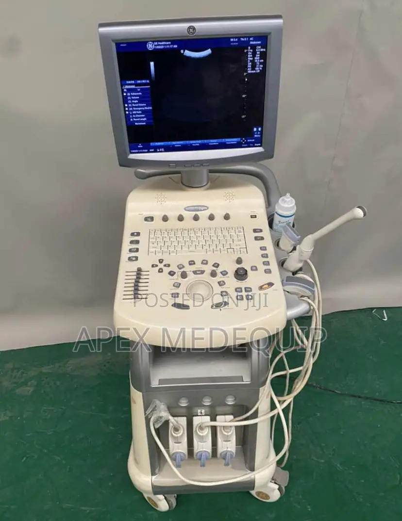 GE Logic P3 Expert Ultrasound Machine + 3 Probes