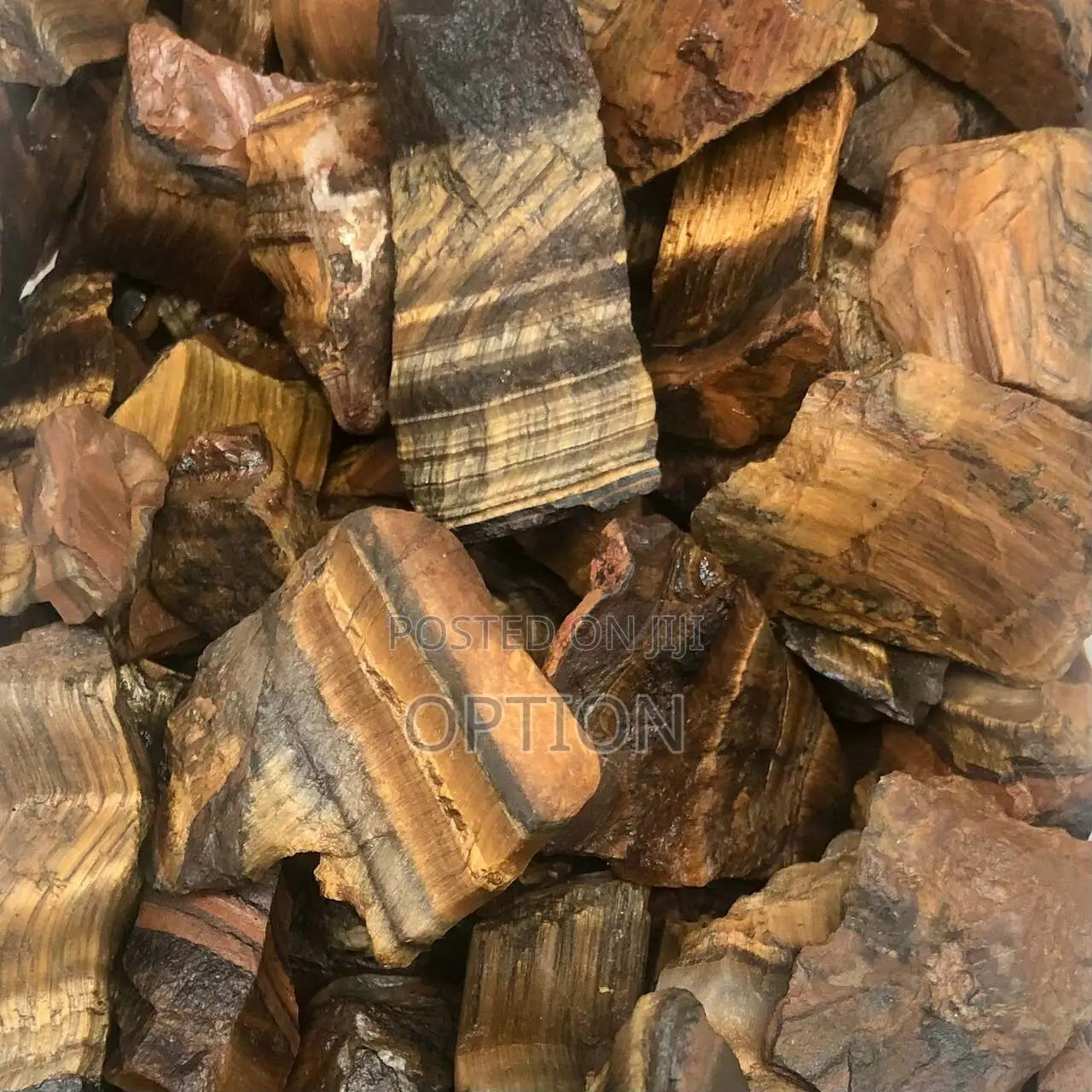 Tiger Eye Raw Natural Stones